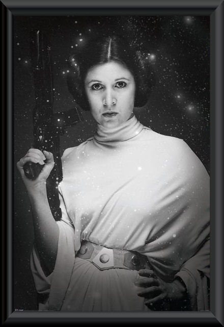 Star Wars Classic Princess Leia Poster Framed Q Z Movies